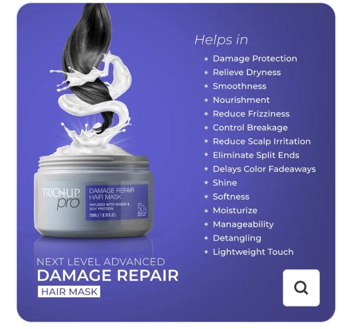 Trichup Pro Damage Repair Hair Mask - 200ml